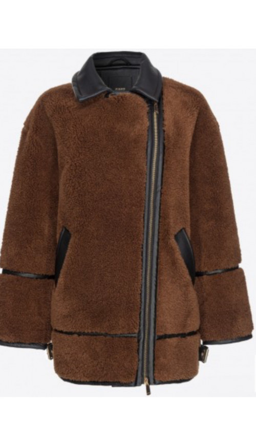 Giacca in eco-shearling...