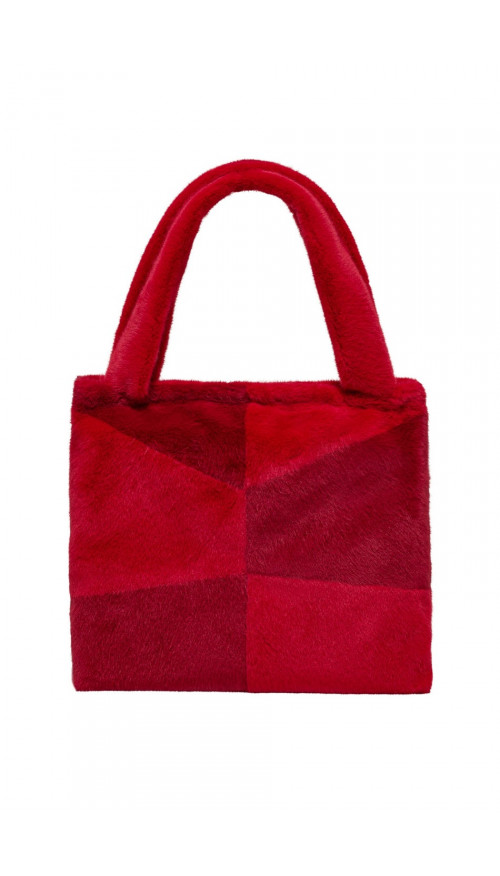 Tote Bag in Ecopelliccia...